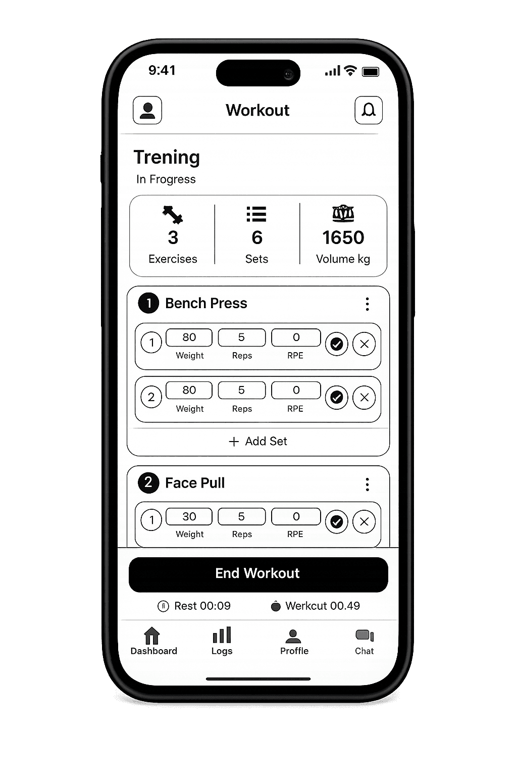 Workout Tracking